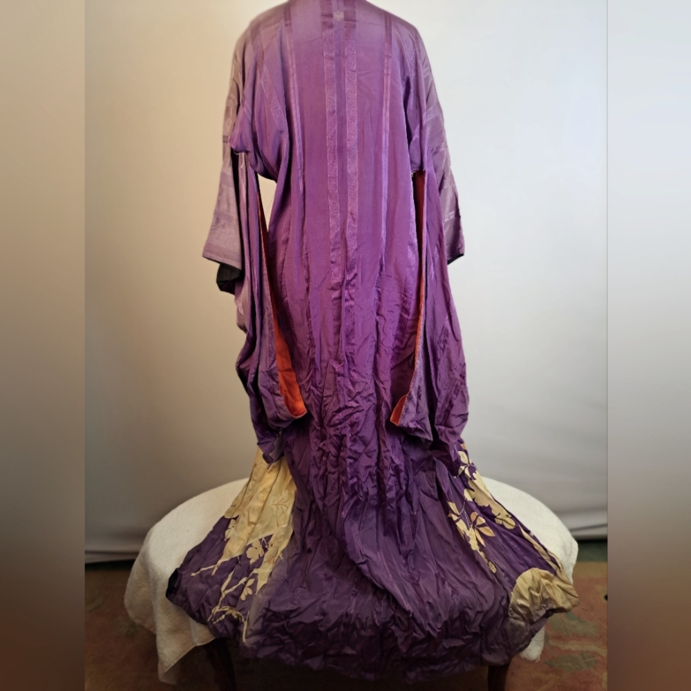 Vintage Japanese Kimono possible Mikado, Madame Butterfly, Geisha, Asian Costume